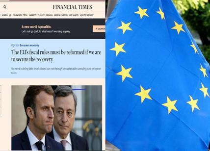 Patto di stabilità, da Draghi e Macron lettera sul FT: "Rivedere le regole"