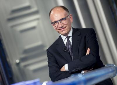 enrico letta pd primo partito porta a porta