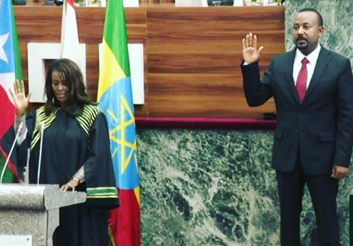 Etiopia, il giuramento del premier Abiy Ahmed Etiopia, il giuramento del premier Abiy Ahmed