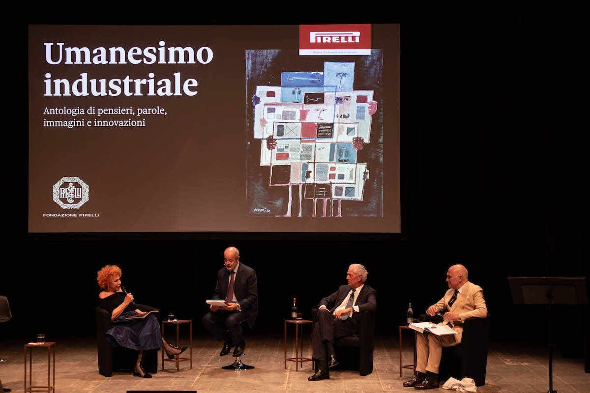 Presentazione del libro “Umanesimo industriale” al Teatro Franco Parenti 2019 courtesy of Fondazione Pirelli Presentazione del libro “Umanesimo industriale” al Teatro Franco Parenti 2019 courtesy of Fondazione Pirelli