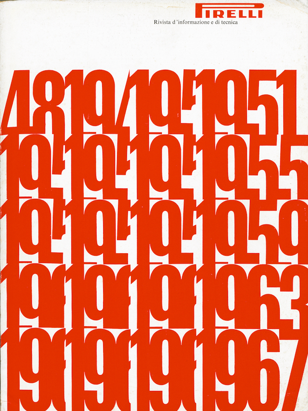 Cover della Rivista Pirelli n. 5 1967 courtesy of Fondazione Pirelli Cover della Rivista Pirelli n. 5 1967 courtesy of Fondazione Pirelli