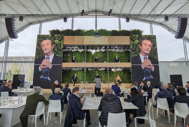 Attilio Fontana a Planet Farm Attilio Fontana a Planet Farm
