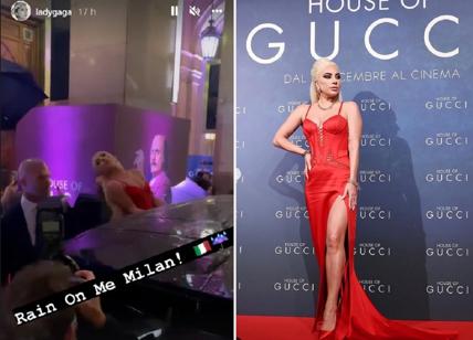 Lady Gaga a Milano per la prima di "House of Gucci". FOTO