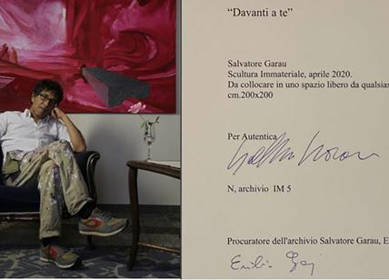 “Davanti a te”, altra opera invisibile: asta a Milano sulla scultura di Garau
