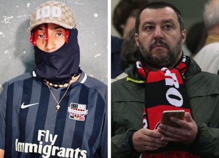 Derby Milan-Inter, Salvini aggredito verbalmente da Ghali