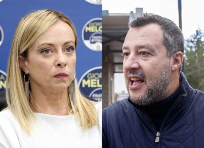 Giorgia Meloni Matteo Salvini