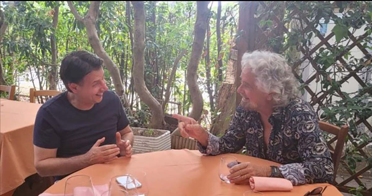 Beppe Grillo Antonio Conte Beppe Grillo Antonio Conte