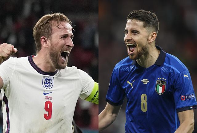 Harry Kane Jorginho Lapresse Harry Kane Jorginho Lapresse