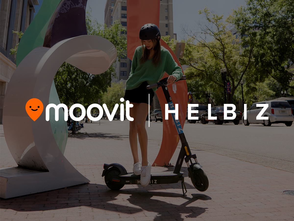 Helbiz e Moovit partnership