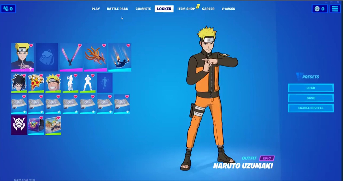 Fortnite Naruto