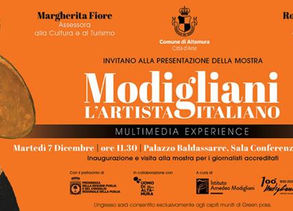 Modigliani, l’artista italiano in Multimedia Experience ad Altamura