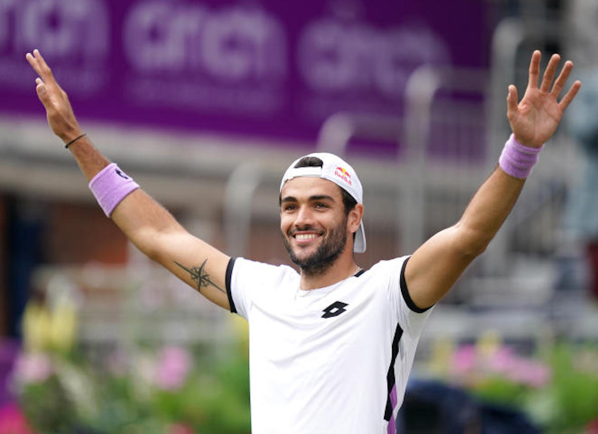 Londra,Matteo Berrettini e' il primo italiano che a vince il Queen's Club Londra,Matteo Berrettini e' il primo italiano che a vince il Queen's Club