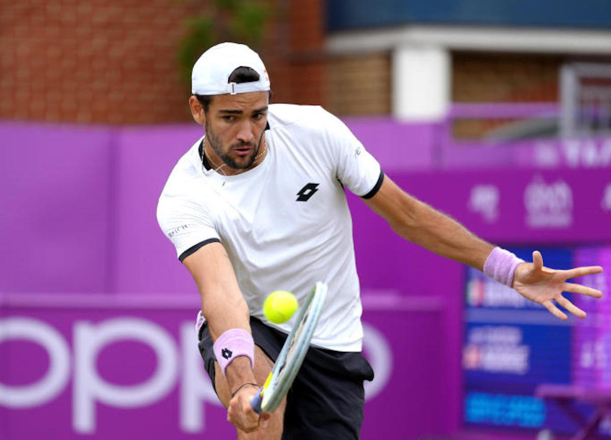 Londra,Matteo Berrettini e' il primo italiano che a vince il Queen's Club Londra,Matteo Berrettini e' il primo italiano che a vince il Queen's Club