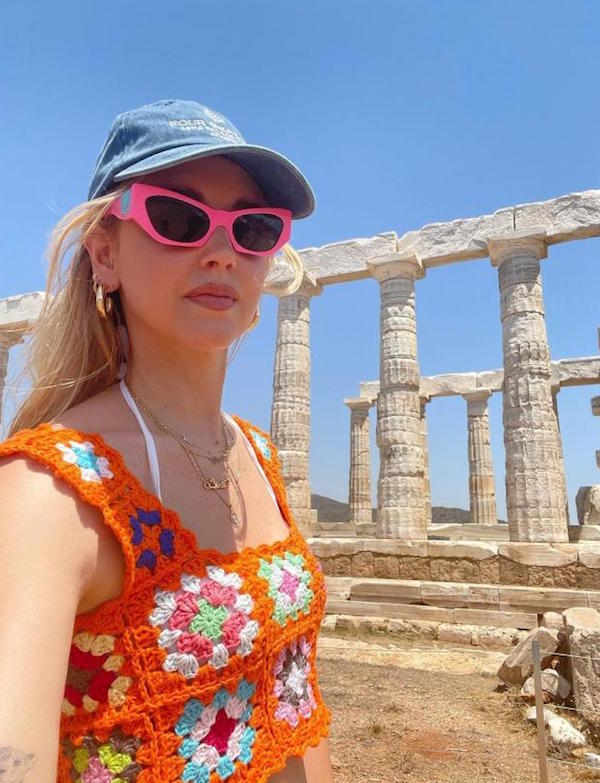 Grecia , Atene , Chiara Ferragni trascorre il suo primo giorno in Grecia Grecia , Atene , Chiara Ferragni trascorre il suo primo giorno in Grecia