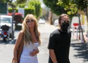 Heidi Klum e Tom Kaulitz ,i figli Leni Klum e Lou Sulola Samuel fanno shopping