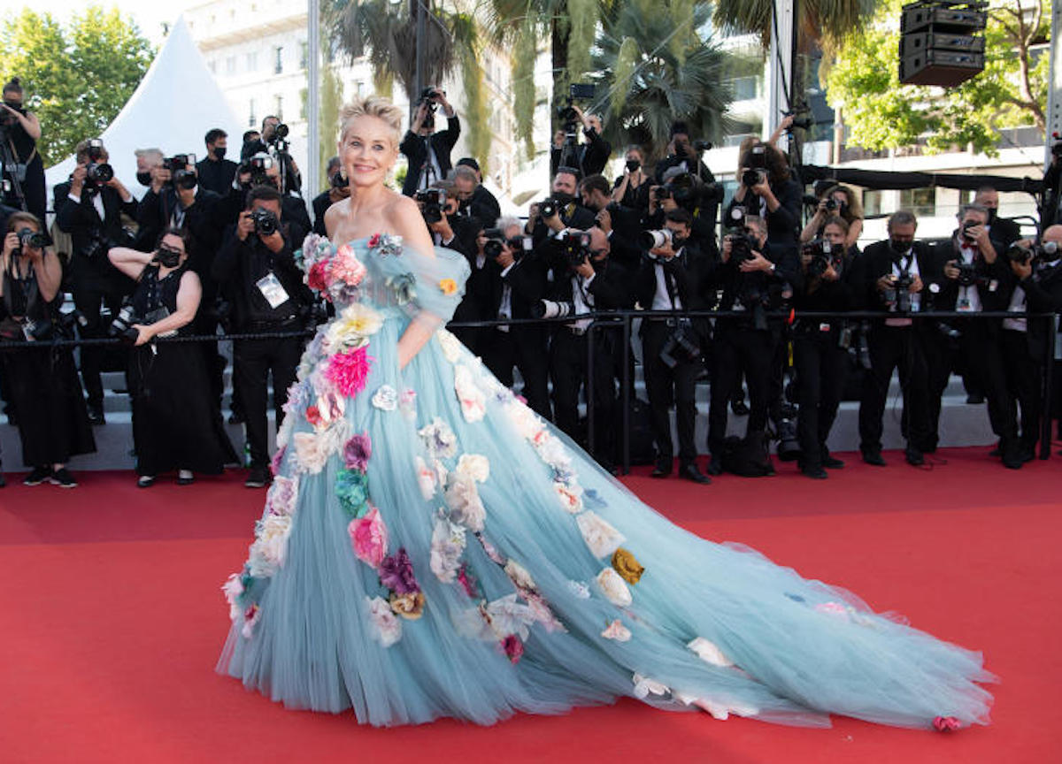 Red Carpet per Sharon Stone al 74°Festival Internazionale del cinema di Cannes Red Carpet per Sharon Stone al 74°Festival Internazionale del cinema di Cannes