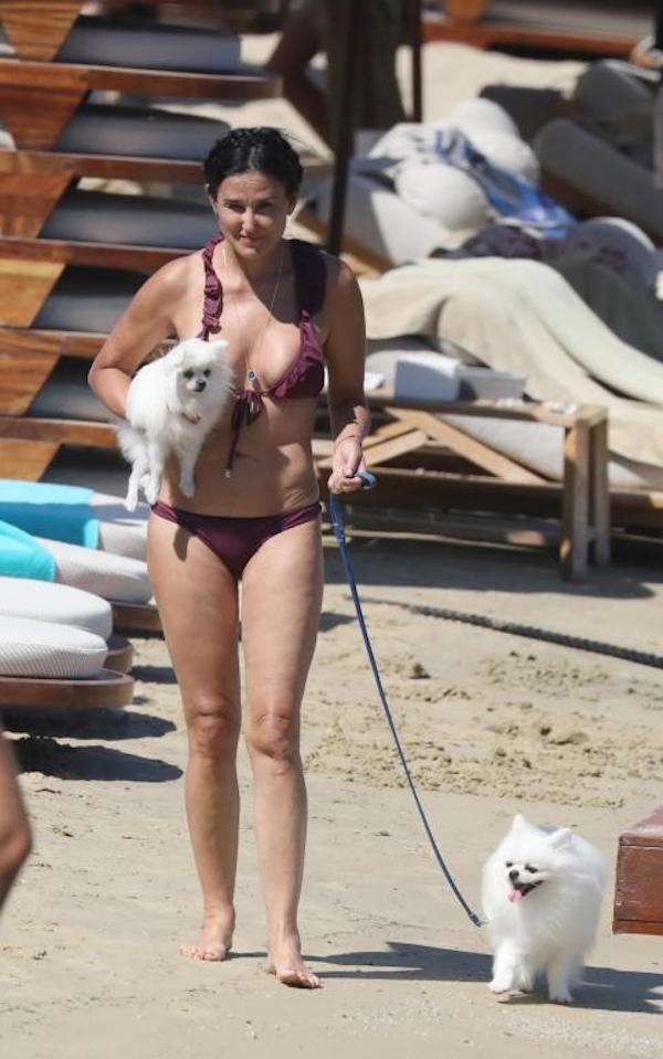 Mykonos,Demi Moore e la figlia Rumer Willis in vacanza in grecia 