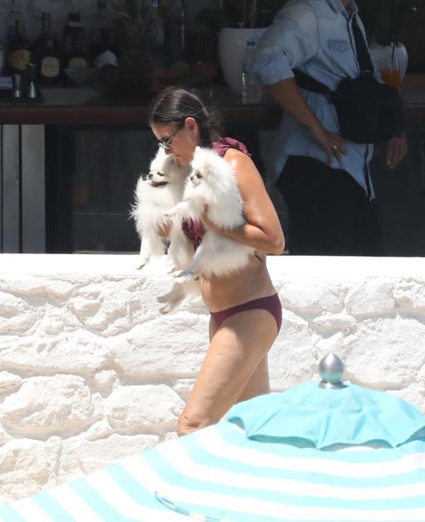 Mykonos,Demi Moore e la figlia Rumer Willis in vacanza in grecia 