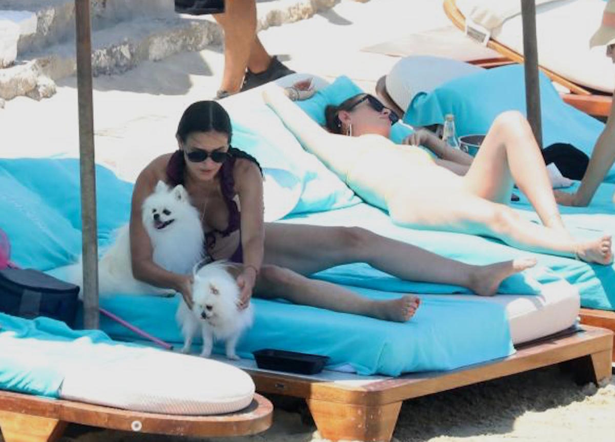 Mykonos,Demi Moore e la figlia Rumer Willis in vacanza