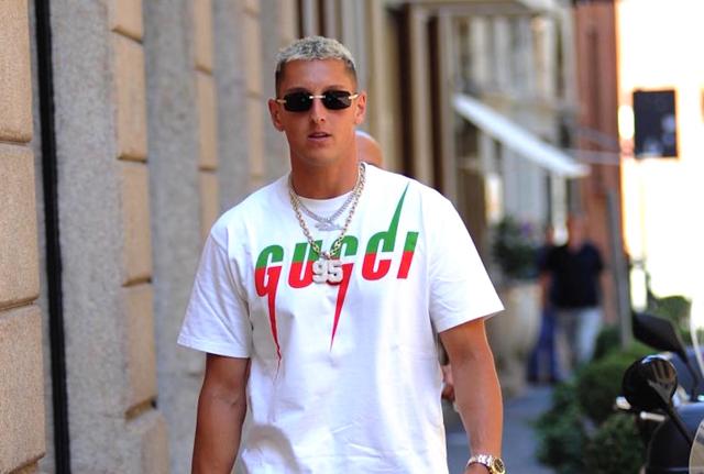 Milano,Pierluigi Gollini portiere dell'atalanta,presto n°1degli Spurs a pranzo
