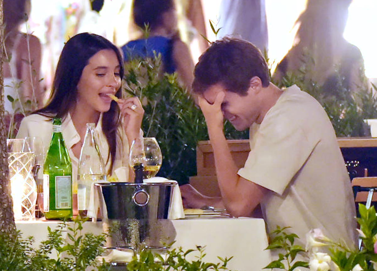 Portofino,Federico Chiesa cena romantica con la fidanzata Benedetta Quaglia