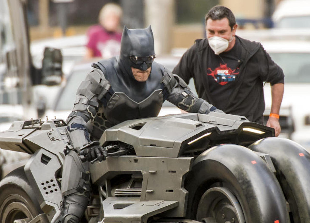 Glasgow, set  del nuovo film di Batman con Ben Affleck protagonista
