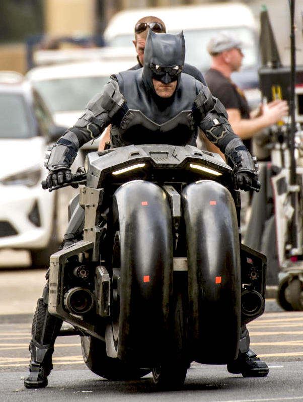 Glasgow, set  del nuovo film di Batman con Ben Affleck protagonista