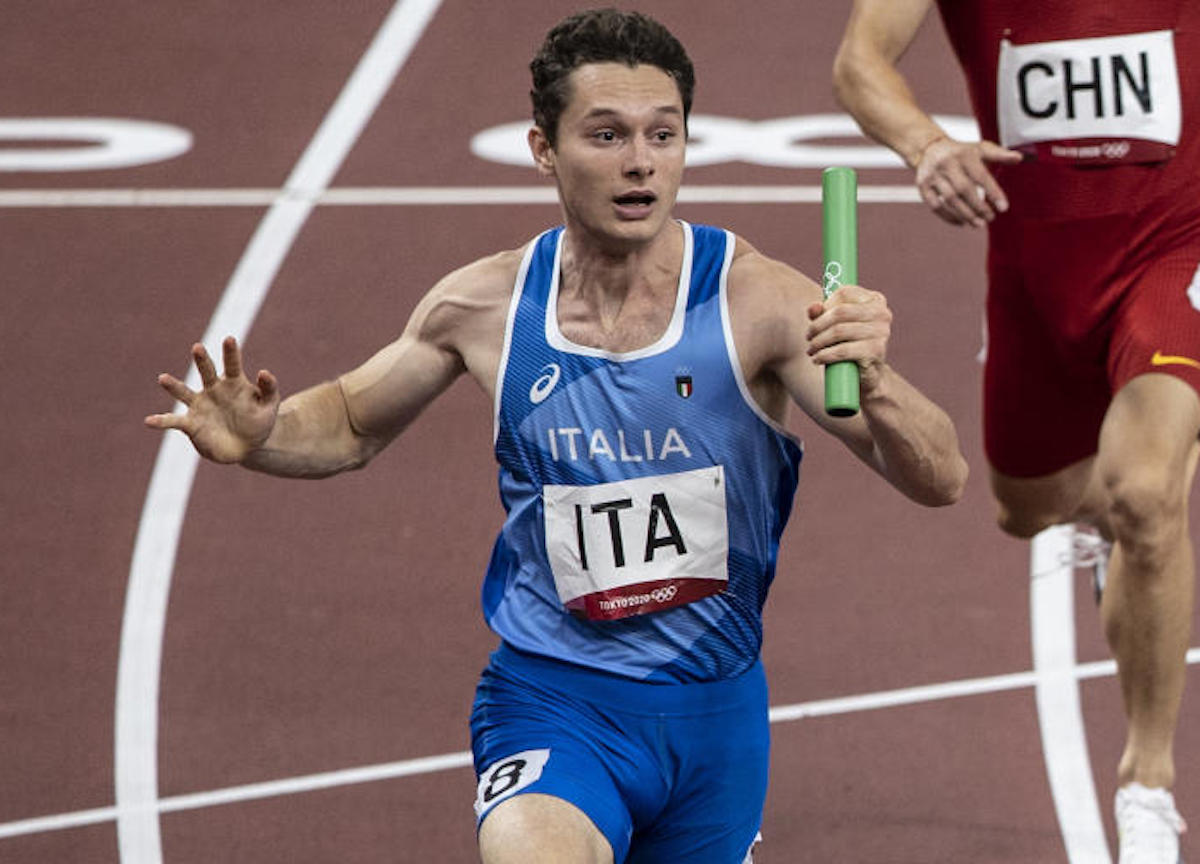 Olimpiadi, la staffetta italiana  4X100 maschile vince la Medagia D'oro 