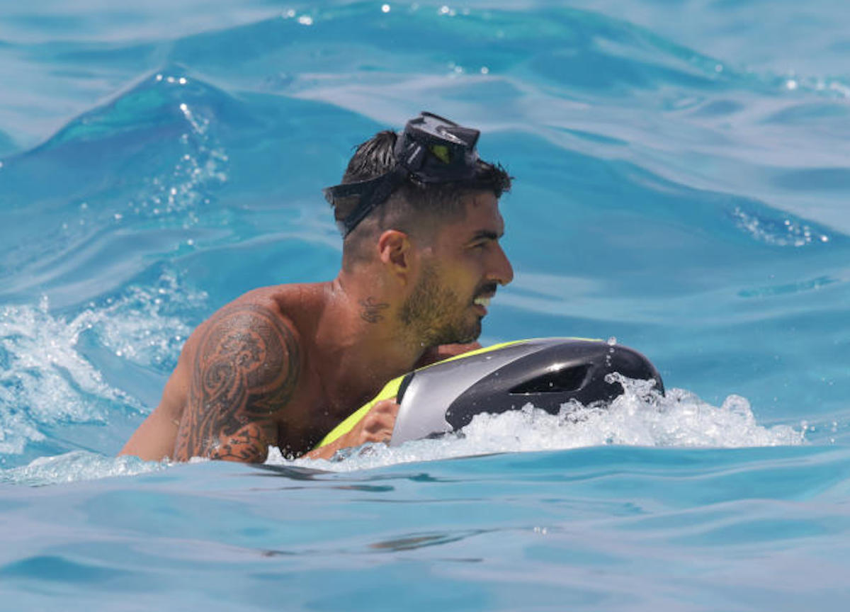 Ibiza , ultimo giorno di vacanza per Leo Messi  Luis Suarez e Cesc Fabregas 