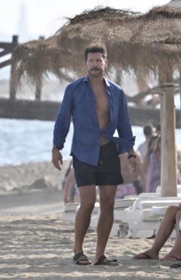 Spagna,Diego Simeone,tecnico Atletico Madrid,El Cholo,in vacanza con famiglia