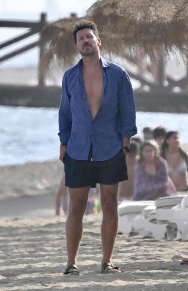 Spagna,Diego Simeone,tecnico Atletico Madrid,El Cholo,in vacanza con famiglia