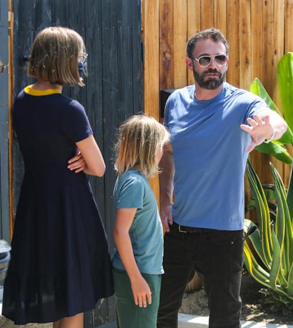 los Angeles,Ben Affleck riunione con i figli,Samuel,Violet e Seraphina 