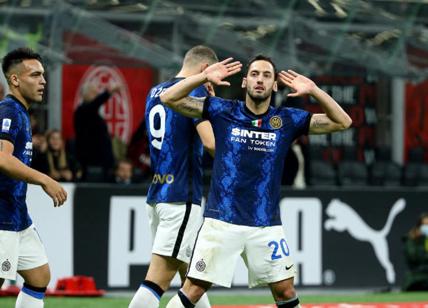 Milan-Inter, Calhanoglu provoca, Florenzi lo bacchetta: scintille nel derby