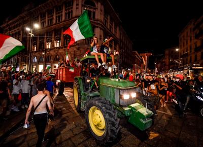 Italia vince Euro 2020 festa tifosi 5