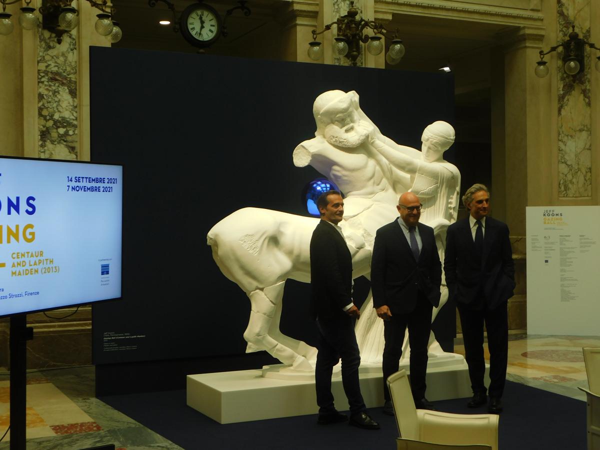 Da sinistra: Luca Massimo Barbero, Arturo Galansino e Michele Coppola.  Foto di Annamaria Duello