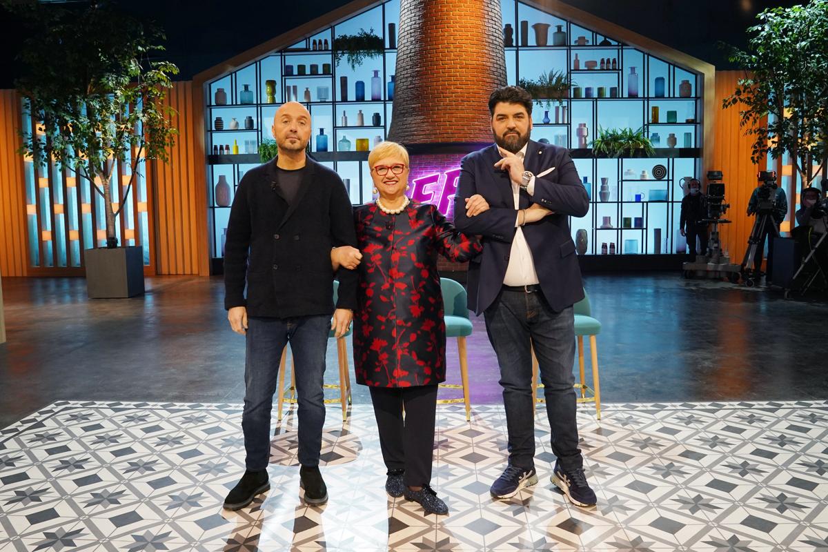 Joe Bastianich, Lidia Bastianich e Antonino Cannavacciuolo Joe Bastianich, Lidia Bastianich e Antonino Cannavacciuolo