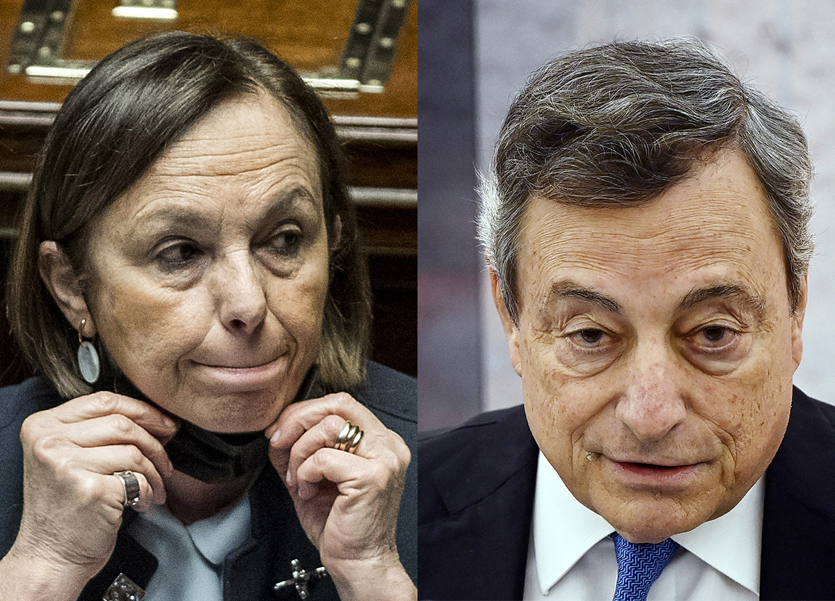 Luciana Lamorgese Mario Draghi Lapresse Luciana Lamorgese Mario Draghi Lapresse