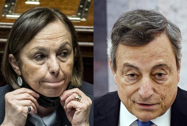 Luciana Lamorgese Mario Draghi Lapresse Luciana Lamorgese Mario Draghi Lapresse