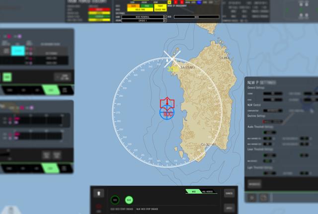 Interfaccia del Combat Management System di Leonardo