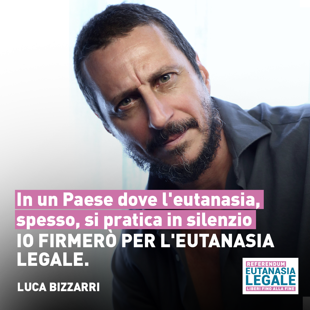 Dalla pagina Facebook di Liberi fino alla Fine Dalla pagina Facebook di Liberi fino alla Fine
