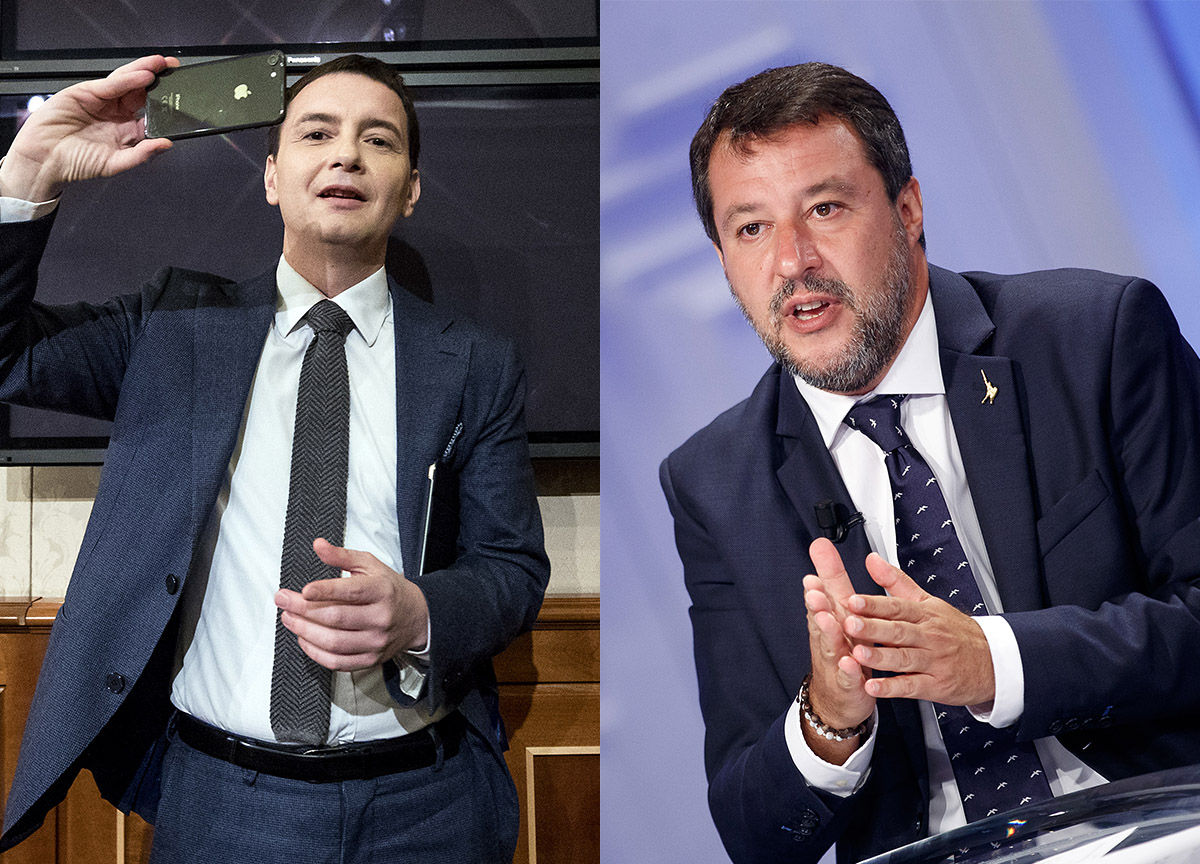 Luca Morisi Matteo Salvini Lapresse Luca Morisi Matteo Salvini Lapresse