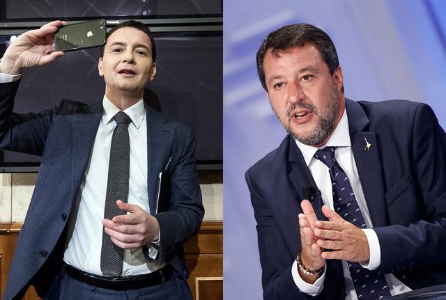Luca Morisi Matteo Salvini Lapresse Luca Morisi Matteo Salvini Lapresse