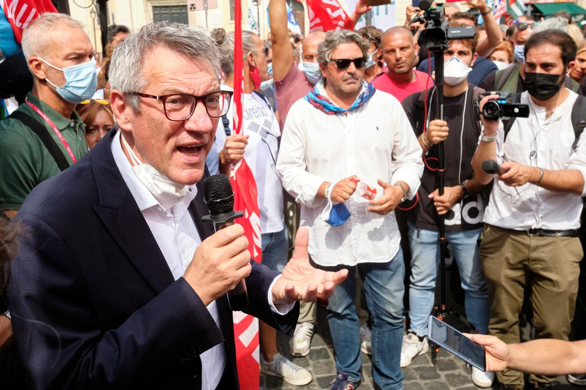 Maurizio Landini Cgil