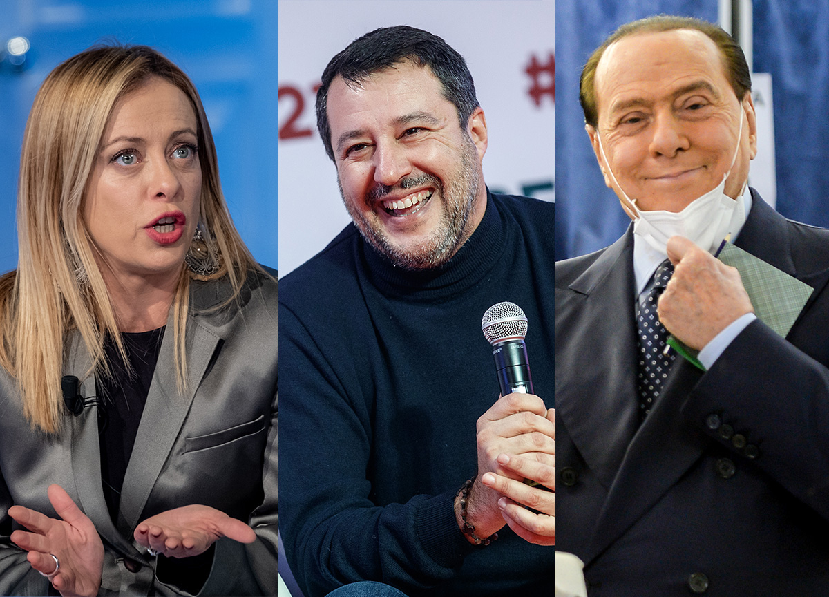 Giorgia Meloni Matteo Salvini Silvio Berlusconi Giorgia Meloni Matteo Salvini Silvio Berlusconi
