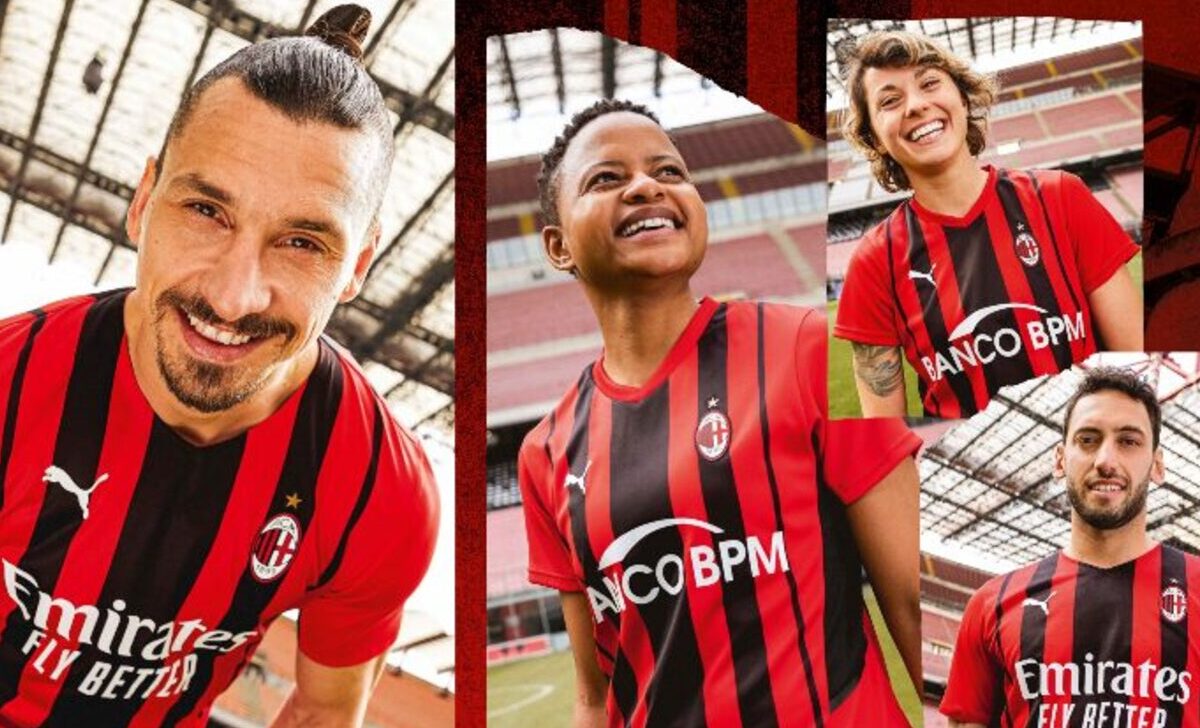 La maglia del Milan 2021/22 presenta le righe verticali in un design del tutto nuovo La maglia del Milan 2021/22 presenta le righe verticali in un design del tutto nuovo