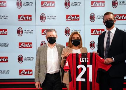 Milan, Acqua Lete nuovo sponsor: l'annuncio della partnership