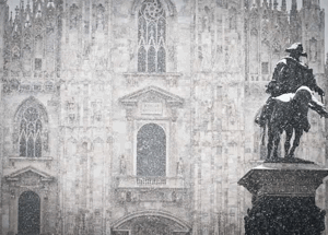 Meteo, neve in pianura al Nord (anche a Milano). Come non si vedeva da tantissimi anni. Gelo dal Polo Nord