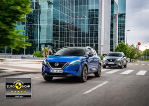 Nuovo Nissan Qashqai si aggiudica le Cinque stelle Euro NCAP 2021