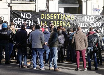 No Green Pass proteste italia