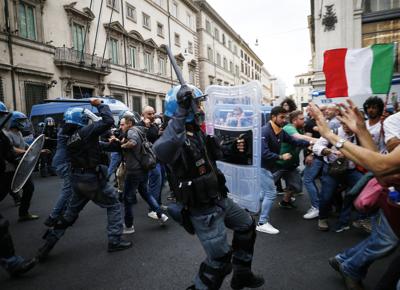 no green pass roma cgil polizia